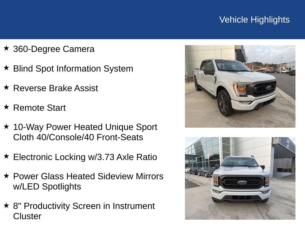 Certified 2023 Ford F150 XLT w/ Equipment Group 302A High image 28