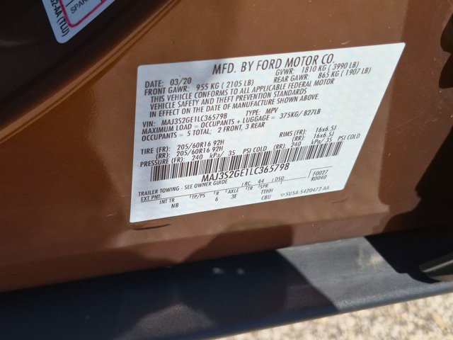 Certified 2020 Ford EcoSport SE w/ SE Convenience Package FWD image 28
