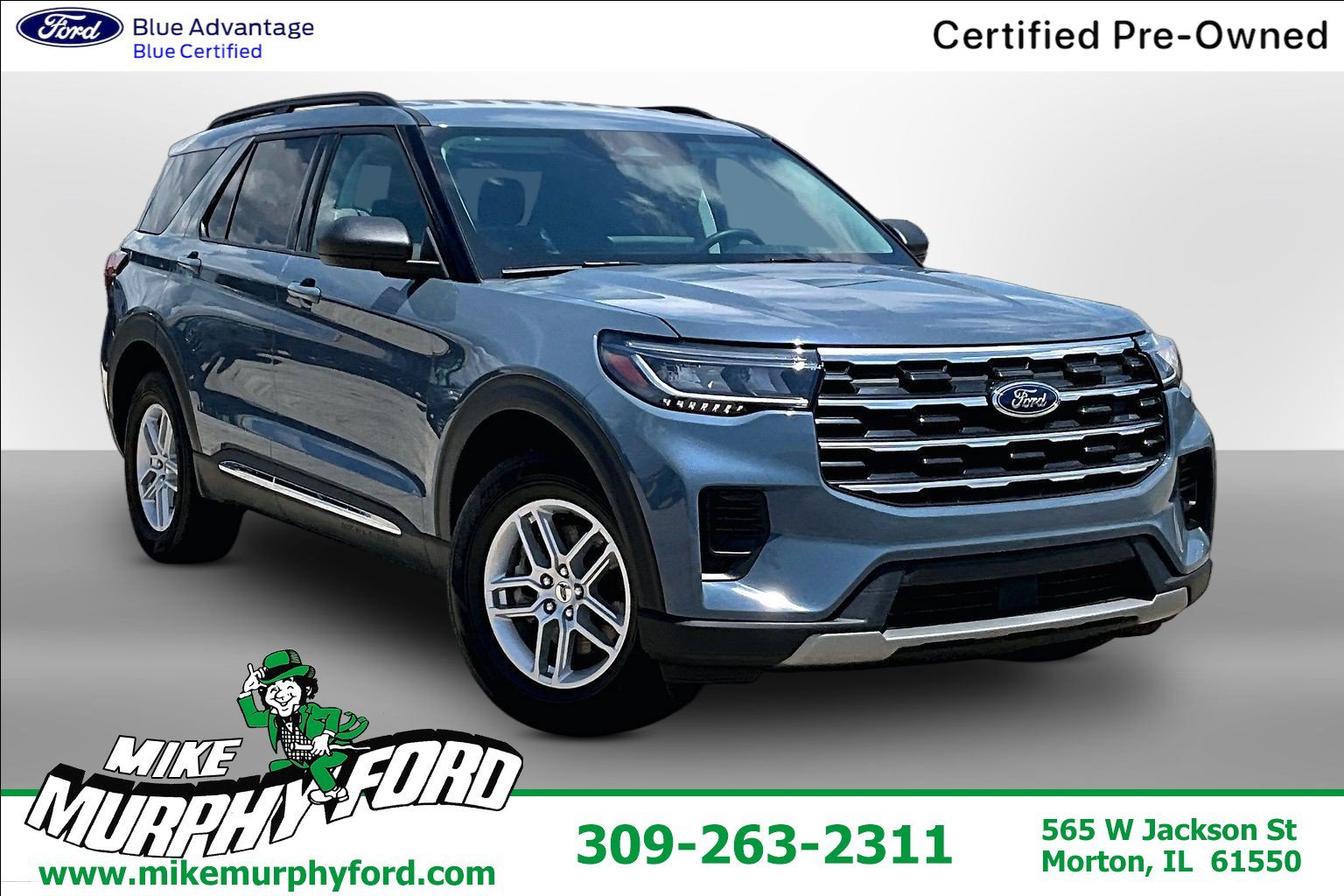 Certified 2025 Ford Explorer Active AWD/4WD image 1