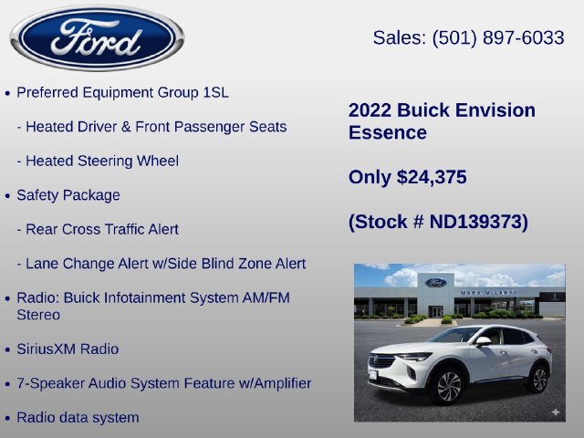 Used 2022 Buick Envision Essence w/ Safety Package FWD image 6