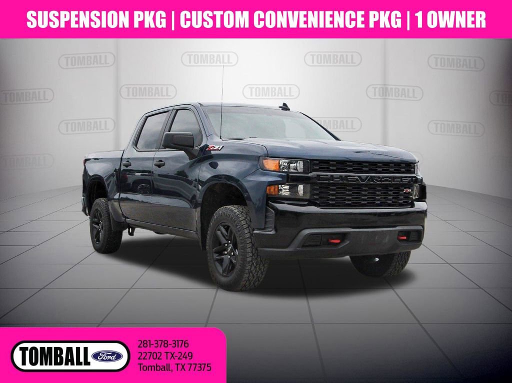 Used 2021 Chevrolet Silverado 1500 Custom Trail Boss AWD/4WD image 1