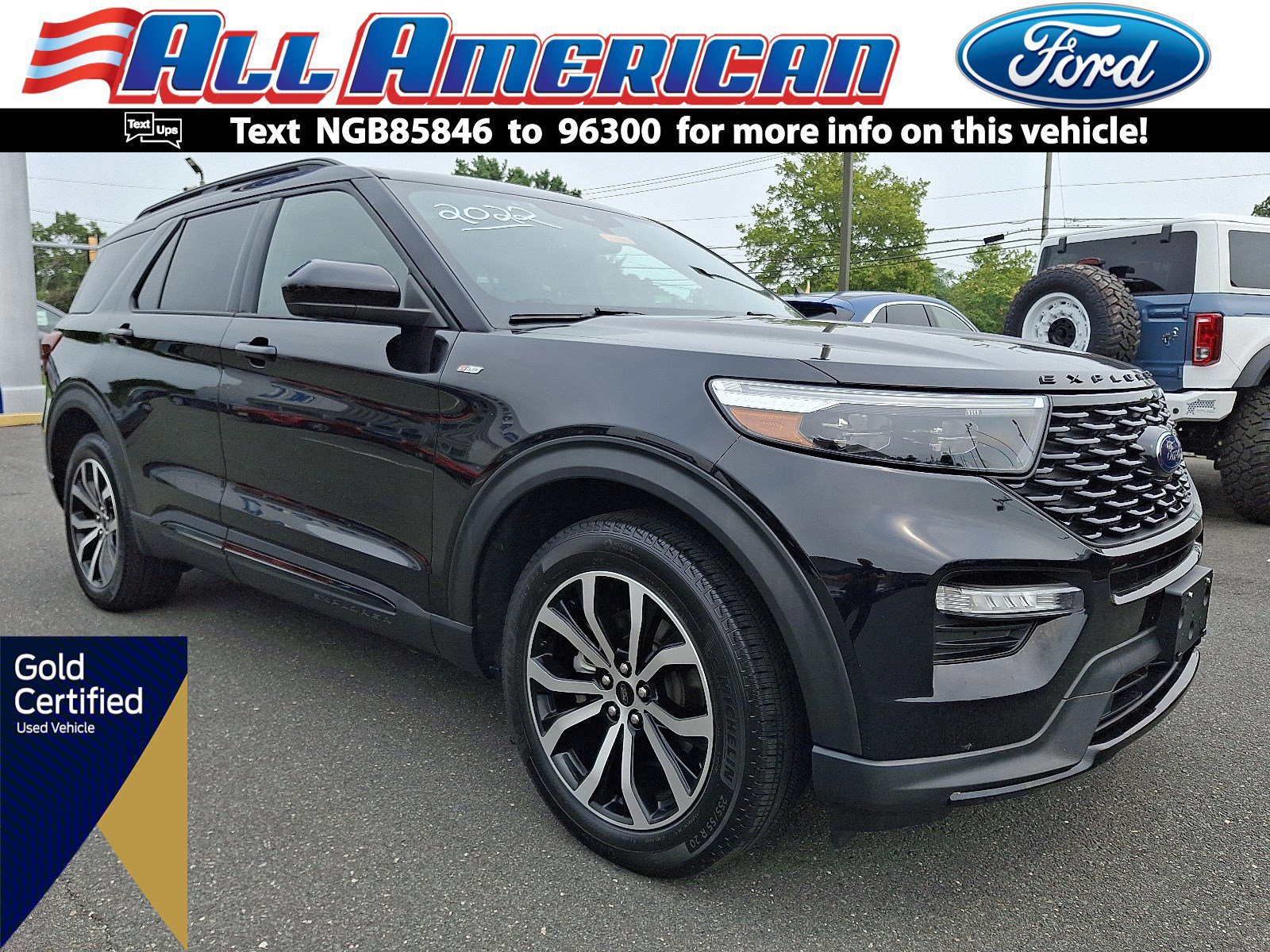 Certified 2022 Ford Explorer ST-Line w/ Class IV Trailer Tow Package