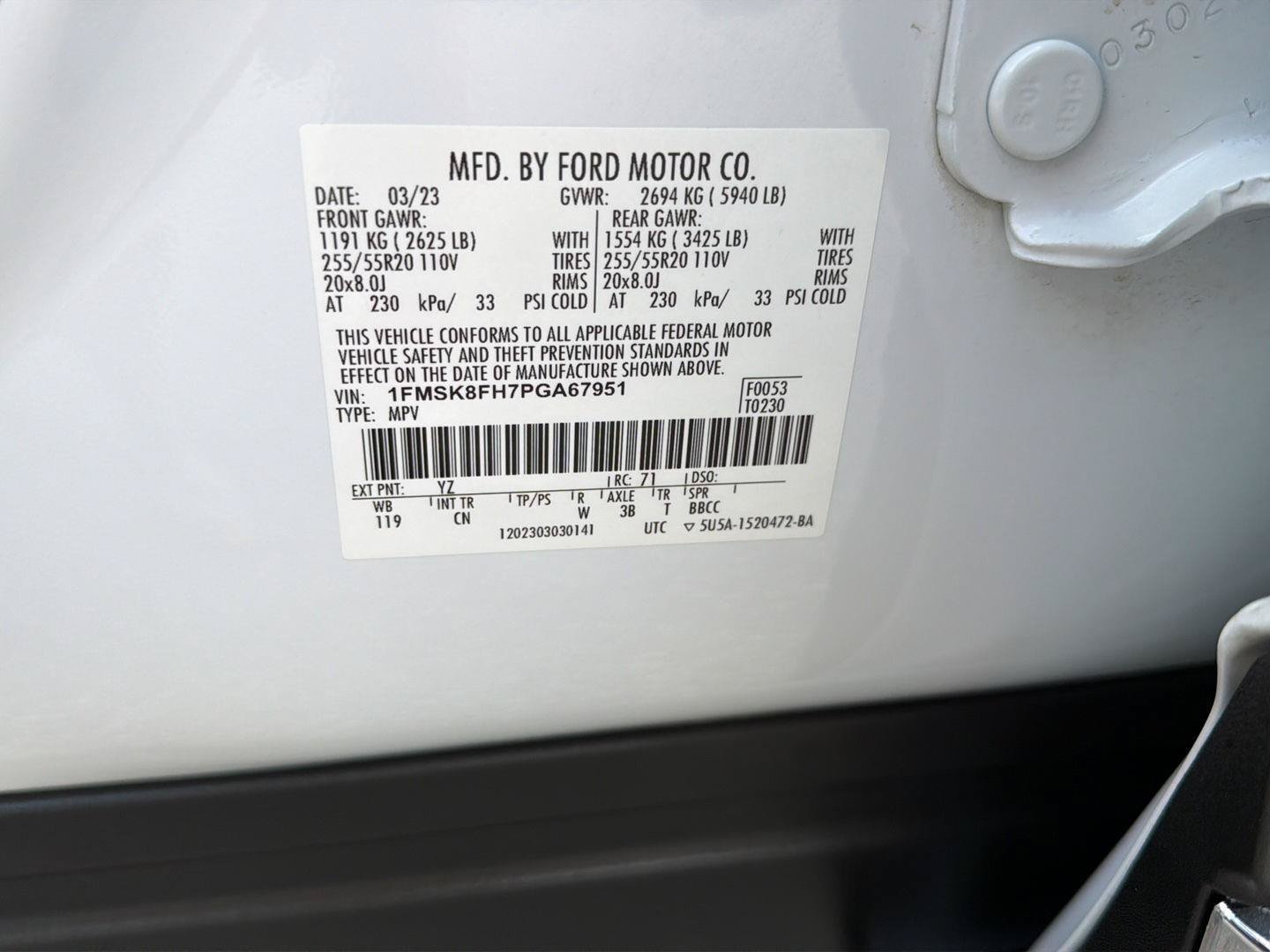 Certified 2023 Ford Explorer Limited AWD/4WD image 45