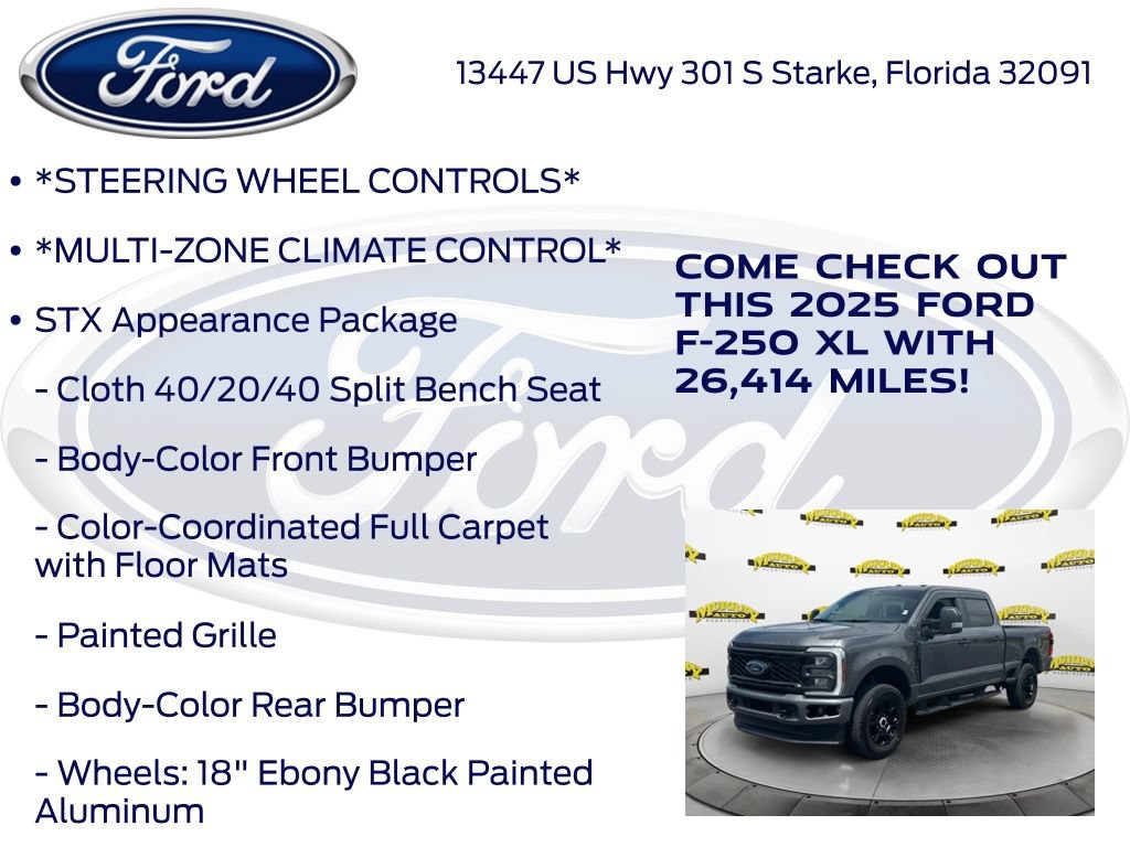 Certified 2025 Ford F250 XL w/ STX Appearance Package AWD/4WD image 17