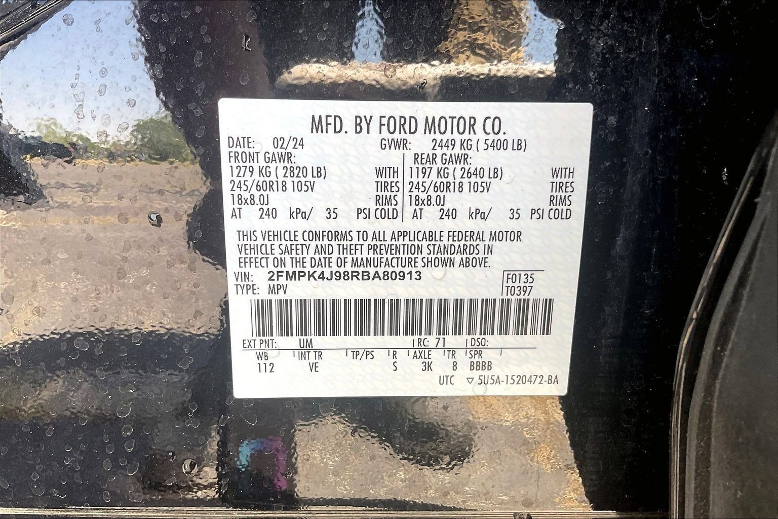 Certified 2024 Ford Edge SEL AWD/4WD image 27