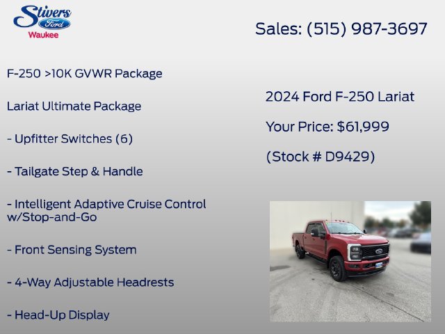 Certified 2024 Ford F250 Lariat w/ Lariat Ultimate Package AWD/4WD image 16