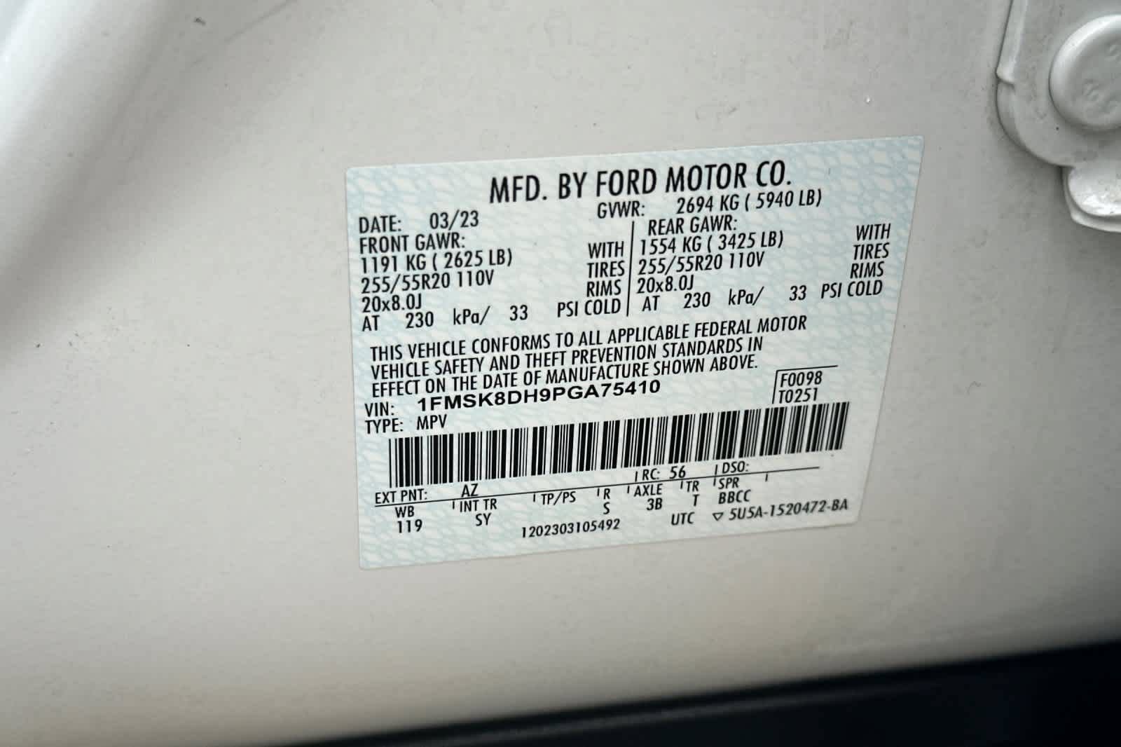 Certified 2023 Ford Explorer XLT w/ Equipment Group 202A AWD/4WD image 30