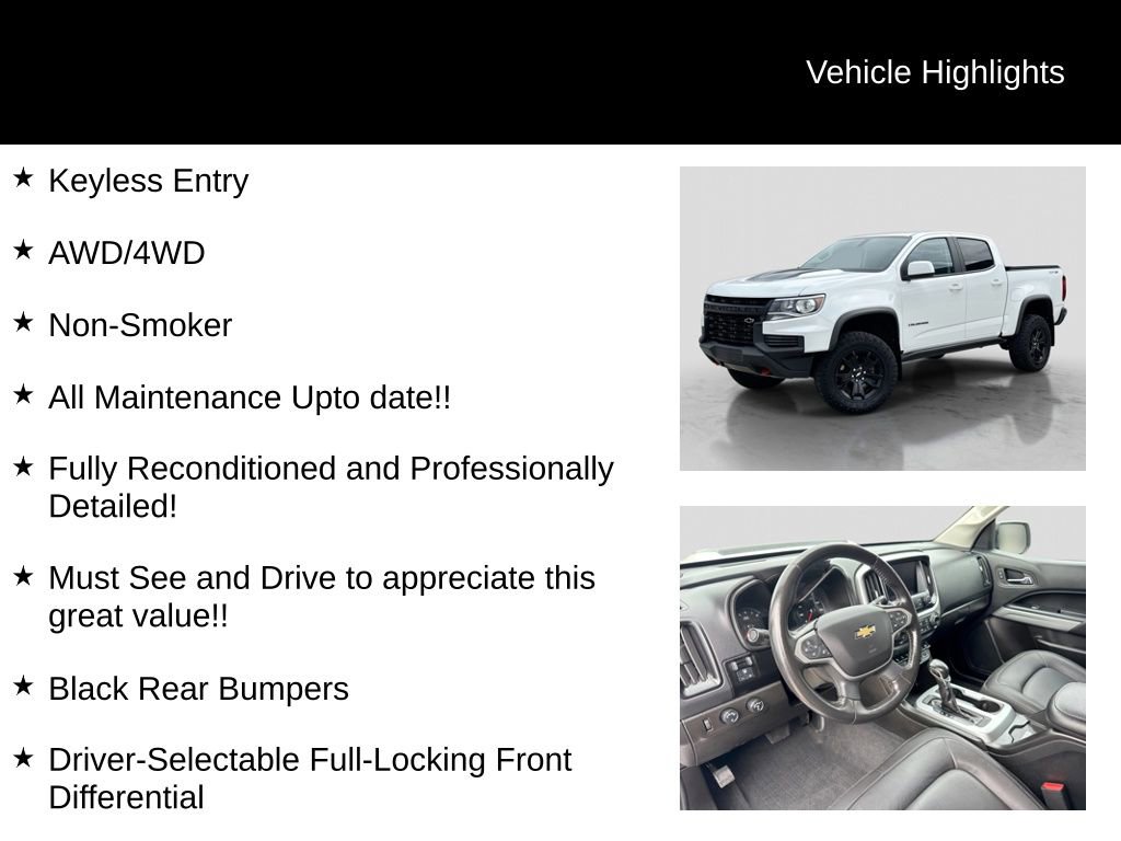 Used 2022 Chevrolet Colorado ZR2 w/ ZR2 Dusk Special Edition AWD/4WD image 21