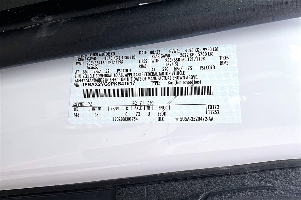 Certified 2023 Ford Transit 350 XLT image 34