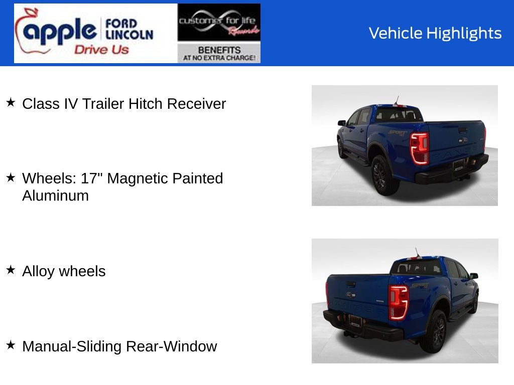 Certified 2019 Ford Ranger XLT w/ Equipment Group 302A Luxury image 15