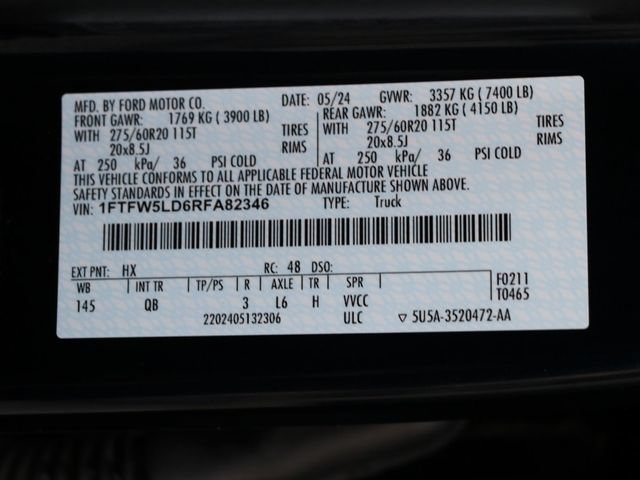 Certified 2024 Ford F150 Lariat w/ Bed Utility Package AWD/4WD image 32
