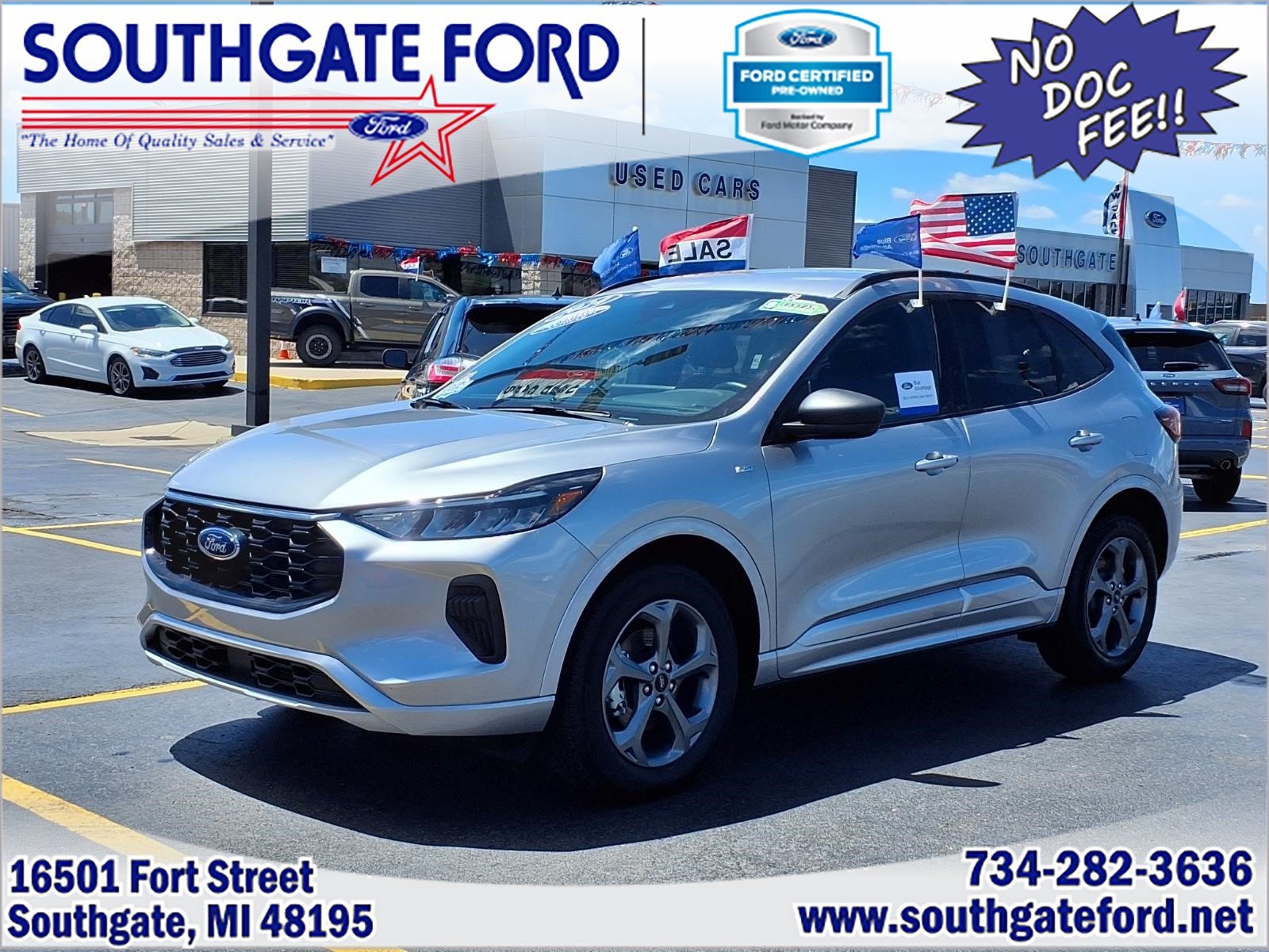 Certified 2024 Ford Escape ST-Line w/ Tech Pack #1 AWD/4WD image 1
