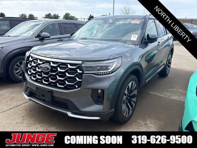 Certified 2025 Ford Explorer Platinum w/ LUX Leather Package