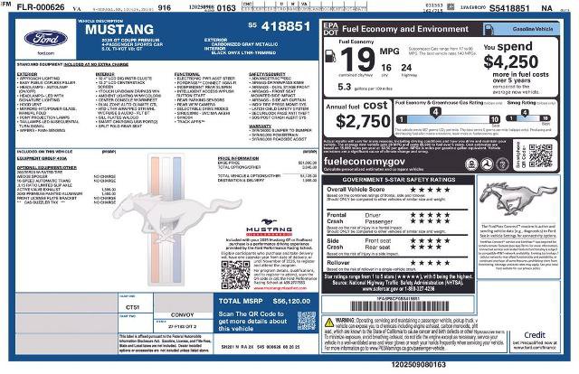Certified 2025 Ford Mustang GT Premium RWD image 32