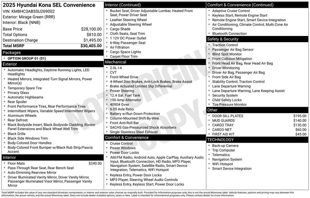 Used 2025 Hyundai Kona SEL image 10