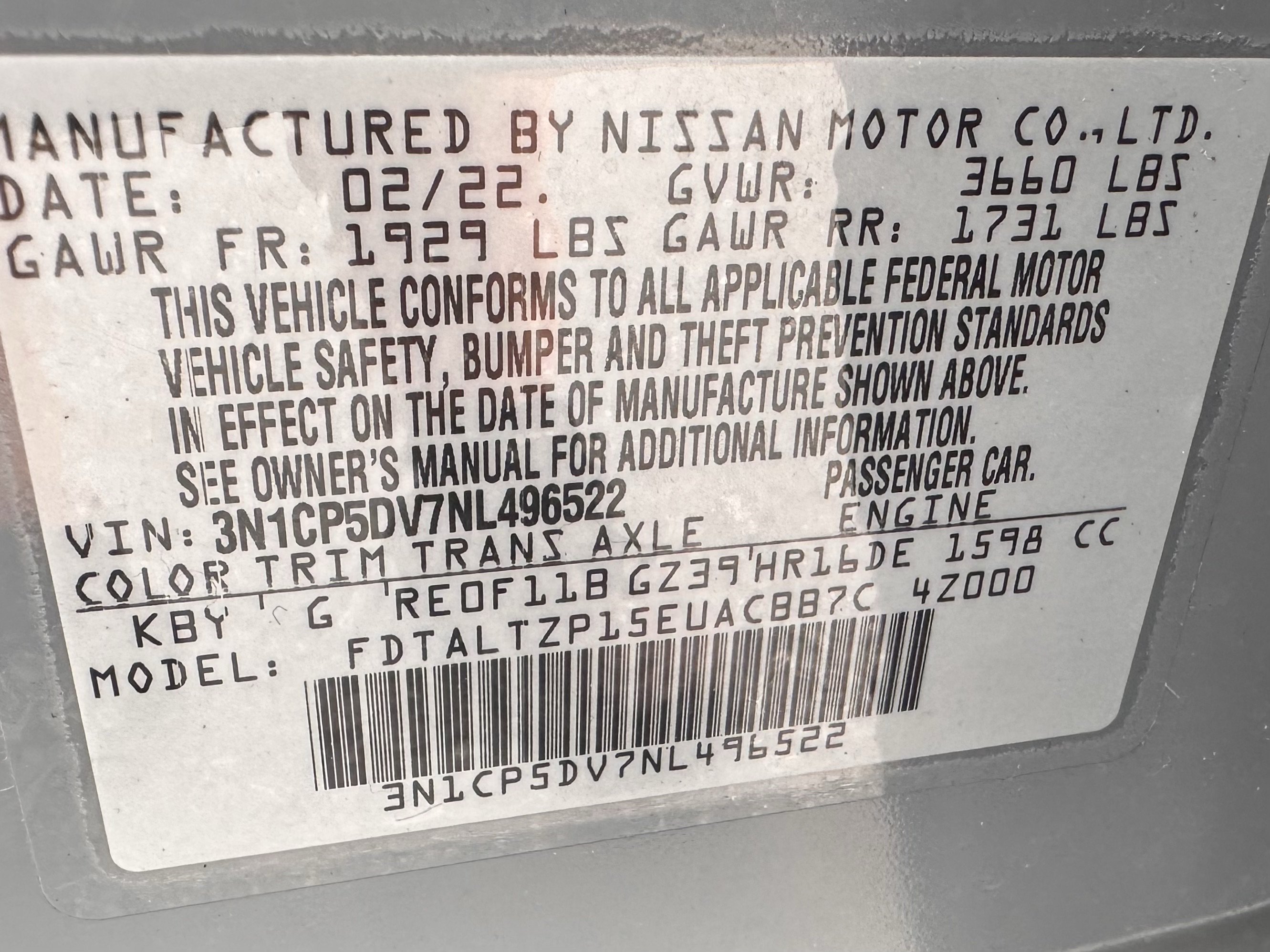 Used 2022 Nissan Kicks SR w/ Premium Package FWD image 27