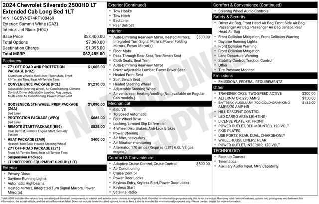 Used 2024 Chevrolet Silverado 2500 LT image 37