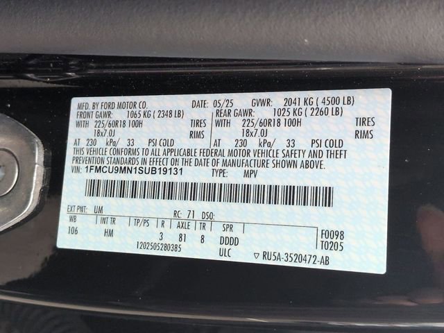 Certified 2025 Ford Escape ST-Line image 33