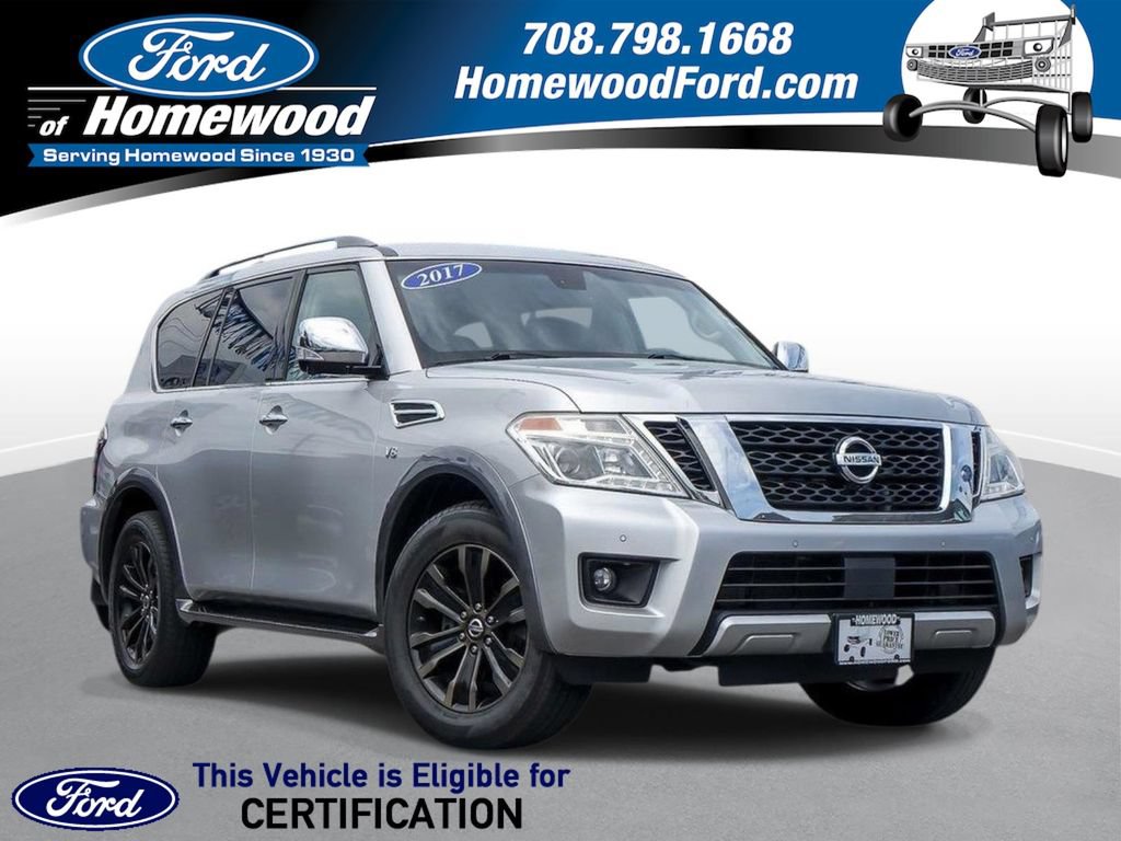 Used 2017 Nissan Armada Platinum w/ Captain Seat Package AWD/4WD image 1