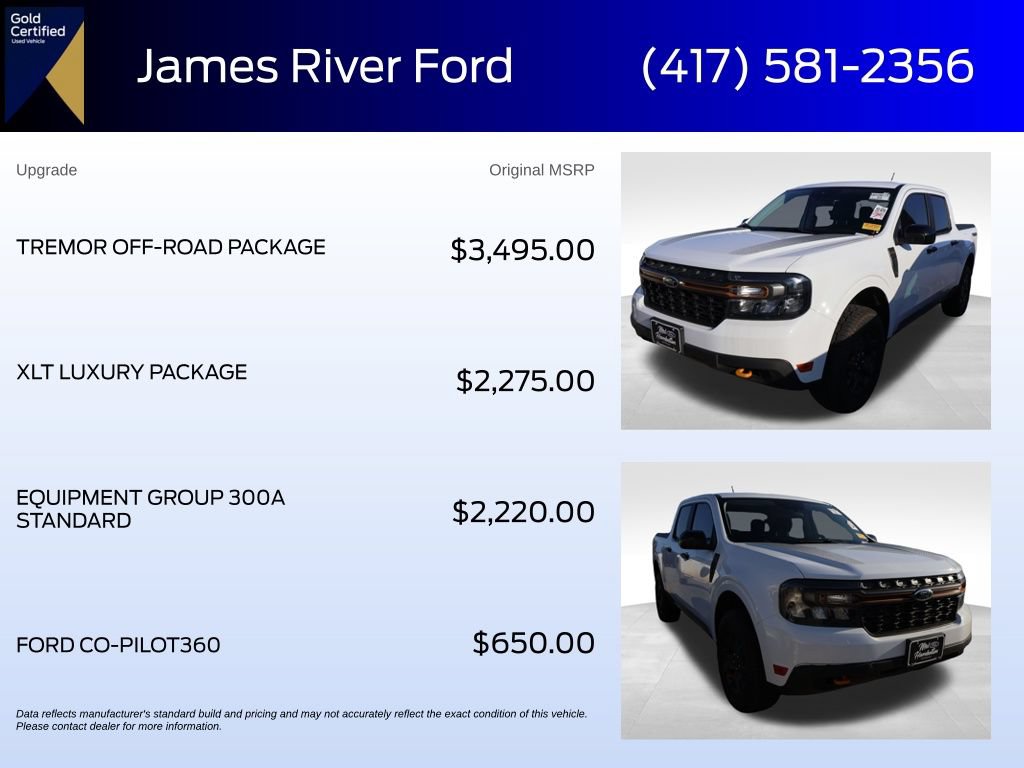 Certified 2024 Ford Maverick Tremor w/ Tremor Off-Road Package AWD/4WD image 6