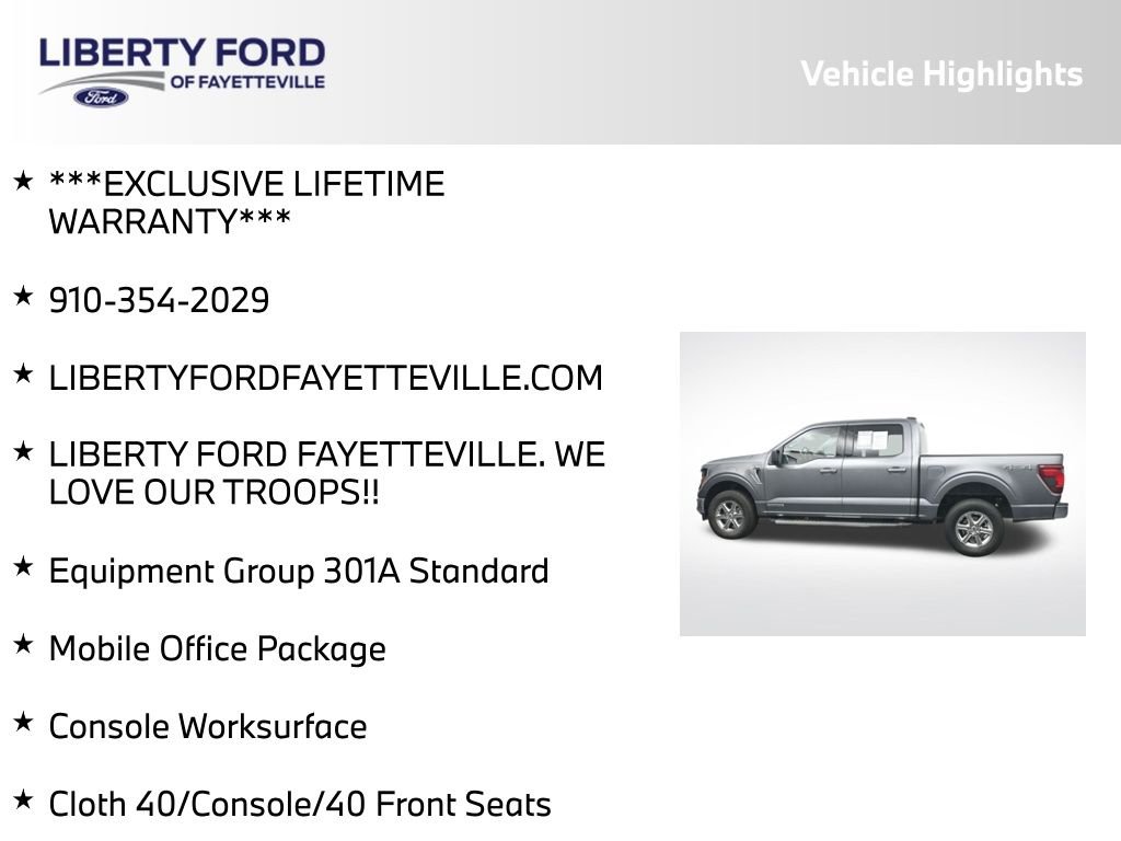 Certified 2024 Ford F150 XLT w/ Mobile Office Package AWD/4WD image 5