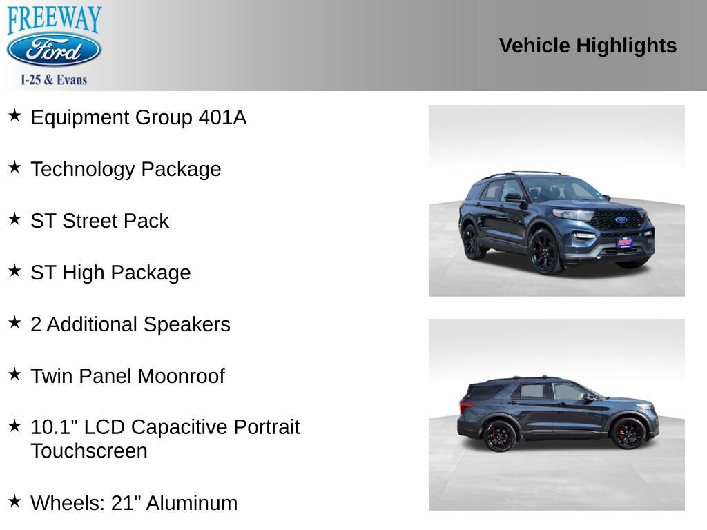 Certified 2023 Ford Explorer ST w/ Equipment Group 401A AWD/4WD image 7