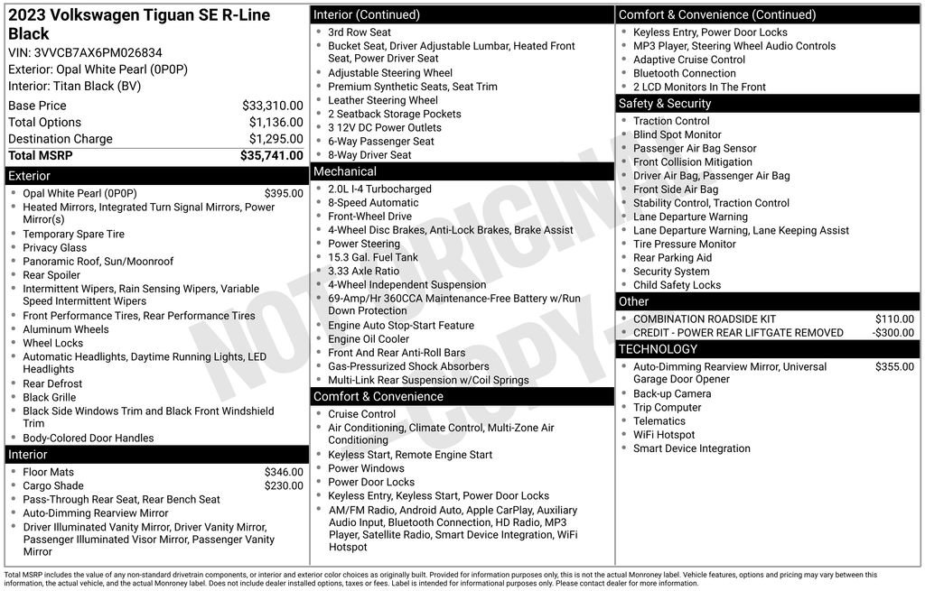 Used 2023 Volkswagen Tiguan SE R-Line image 7