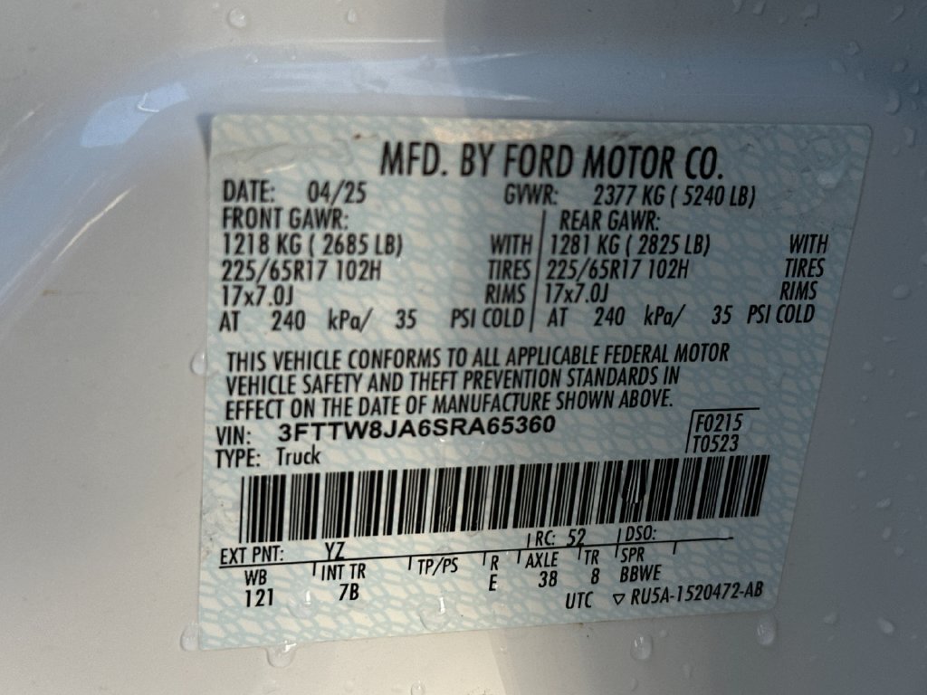 Certified 2025 Ford Maverick XLT w/ Equipment Group 302A AWD/4WD image 28