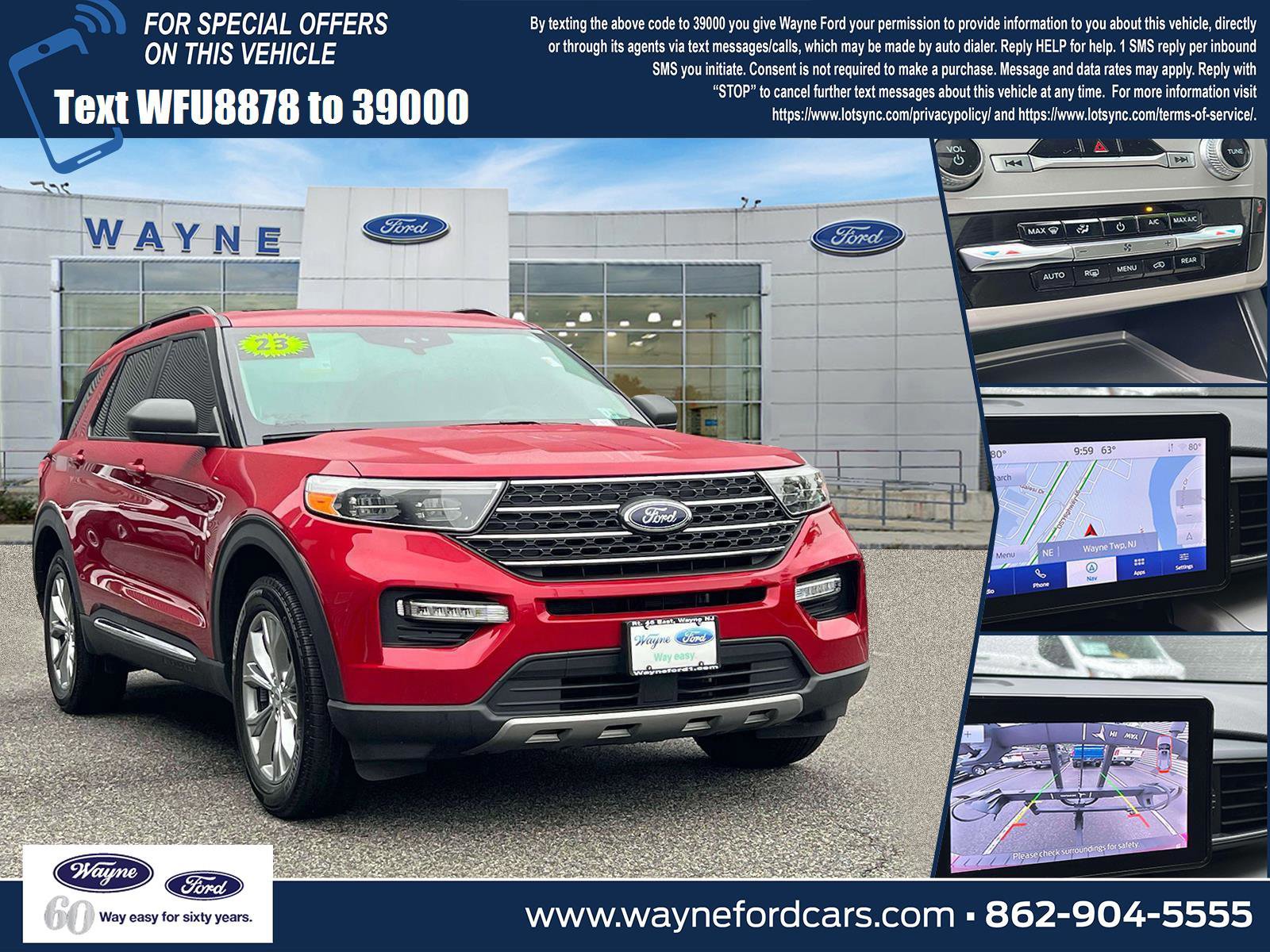 Certified 2023 Ford Explorer XLT w/ Equipment Group 202A image 5