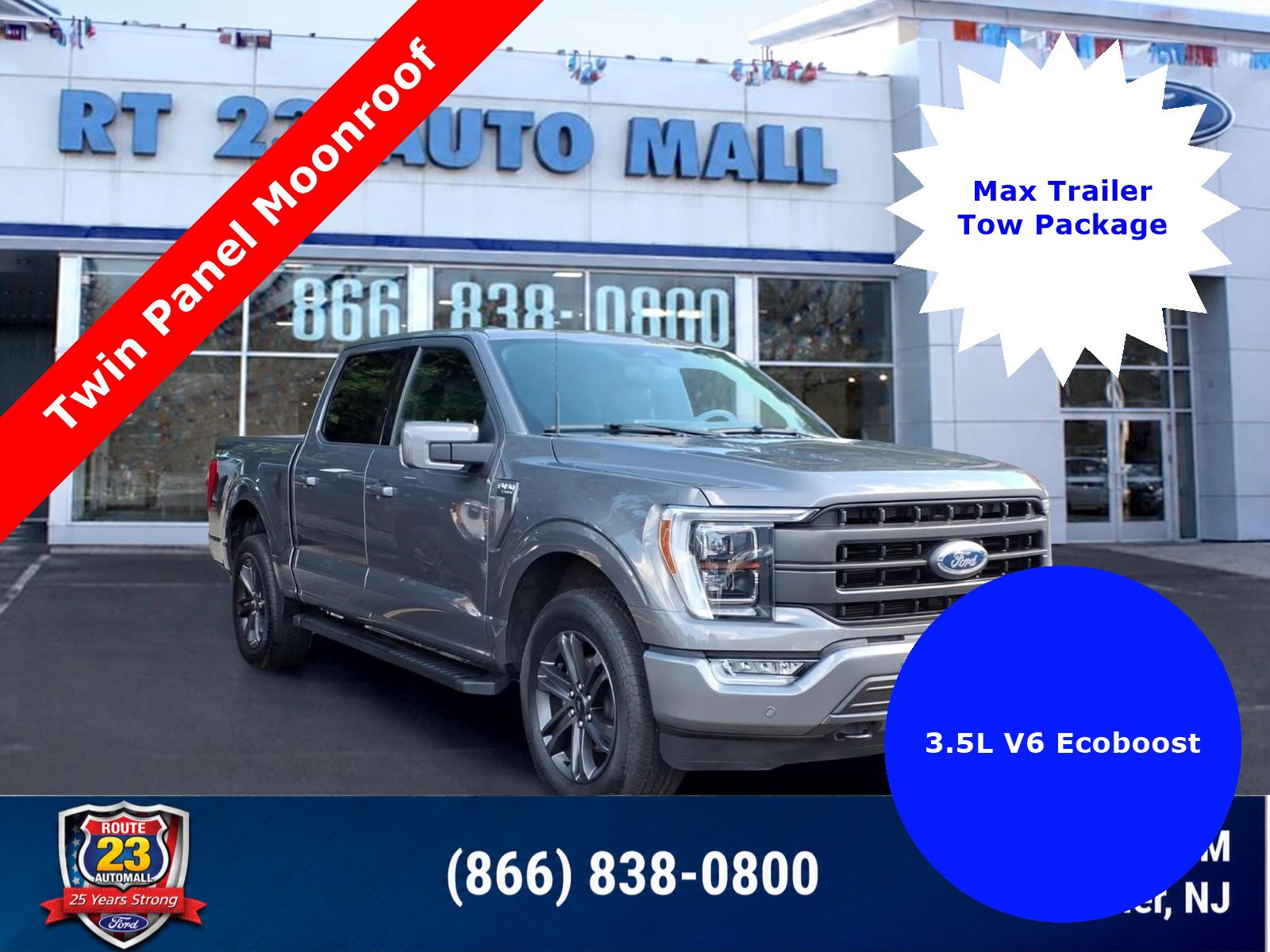 Certified 2023 Ford F150 Lariat w/ Equipment Group 502A High AWD/4WD image 1
