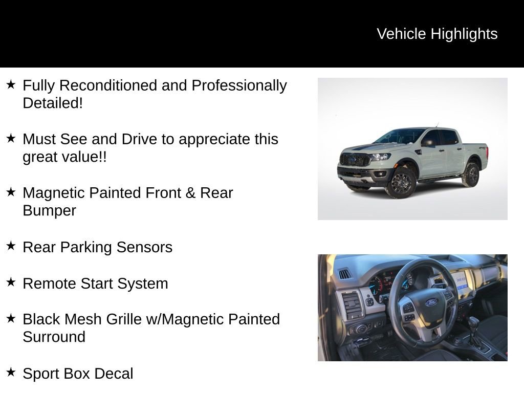 Certified 2023 Ford Ranger XLT w/ Equipment Group 302A High image 26