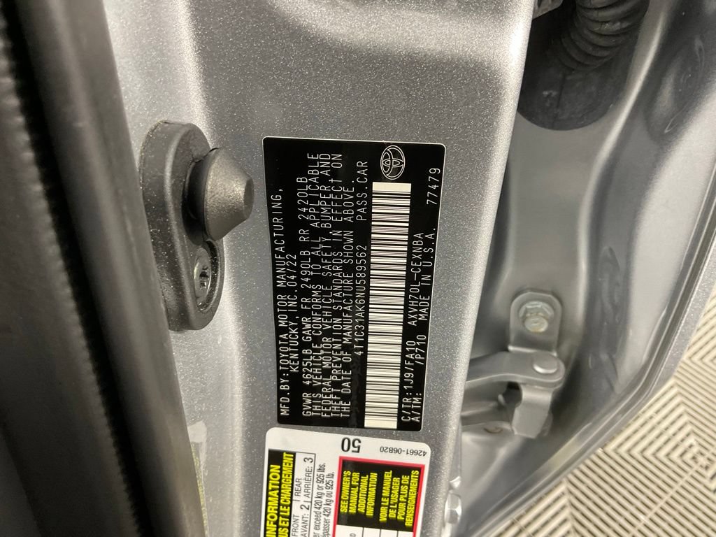 Used 2022 Toyota Camry LE FWD image 26