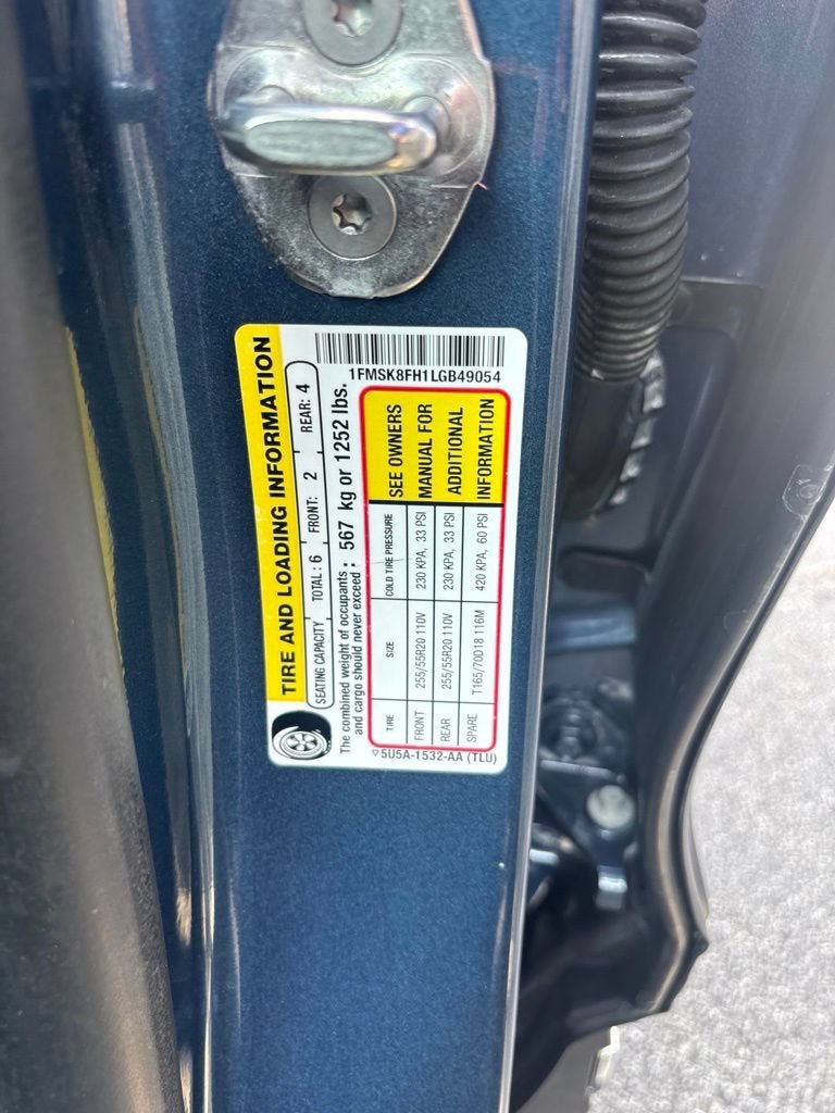 Certified 2020 Ford Explorer Limited w/ Class III Trailer Tow Package AWD/4WD image 20