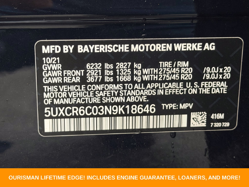 Used 2022 BMW X5 xDrive40i w/ M Sport Package AWD/4WD image 34