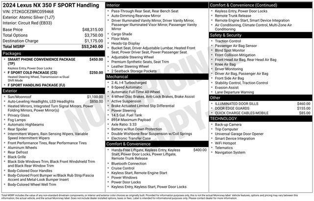 Used 2024 Lexus NX 350 F Sport image 37
