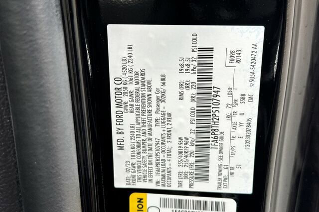 Certified 2023 Ford Mustang Premium w/ Equipment Group 201A image 24