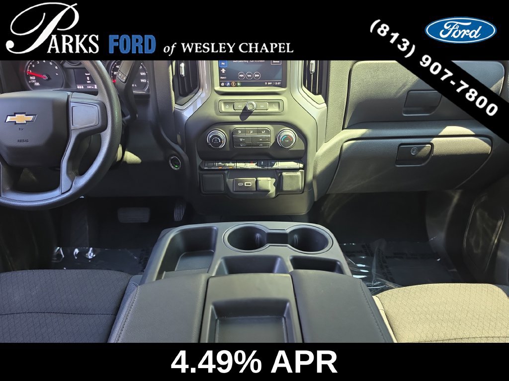 Used 2025 Chevrolet Silverado 1500 Custom w/ Turbomax Blackout Package RWD image 13