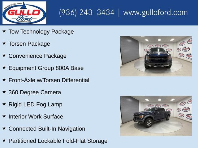 Certified 2022 Ford F150 Raptor w/ Convenience Package AWD/4WD image 11