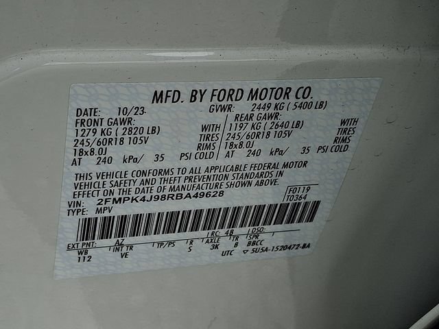 Certified 2024 Ford Edge SEL w/ Convenience Package AWD/4WD image 35