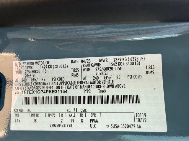 Certified 2023 Ford F150 XL w/ STX Appearance Package RWD image 44