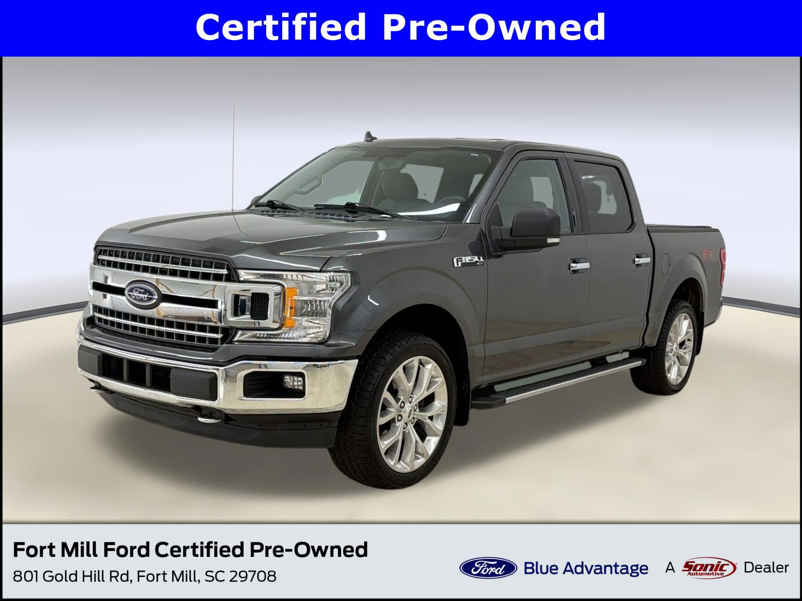 Certified 2018 Ford F150 XLT w/ Equipment Group 302A Luxury