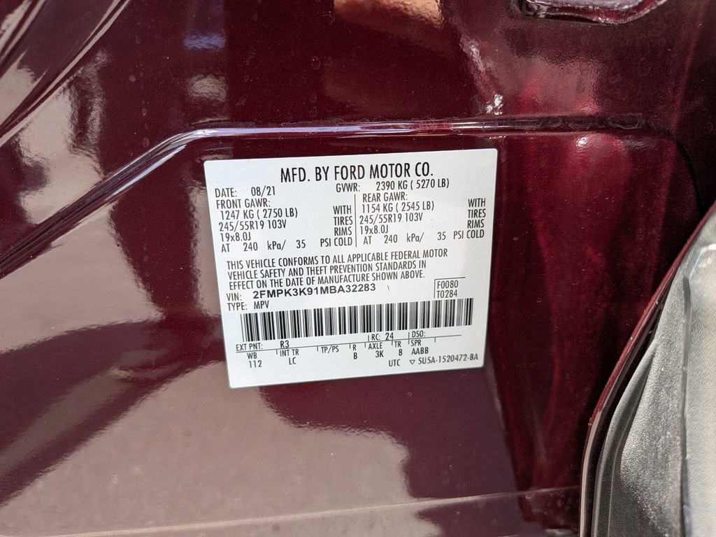 Certified 2021 Ford Edge Titanium FWD image 40