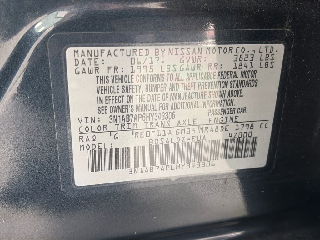 Used 2017 Nissan Sentra SV FWD image 9