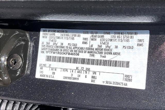 Certified 2019 Ford F150 Raptor w/ Equipment Group 802A Luxury AWD/4WD image 35