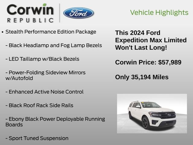Certified 2024 Ford Expedition Max Limited image 14