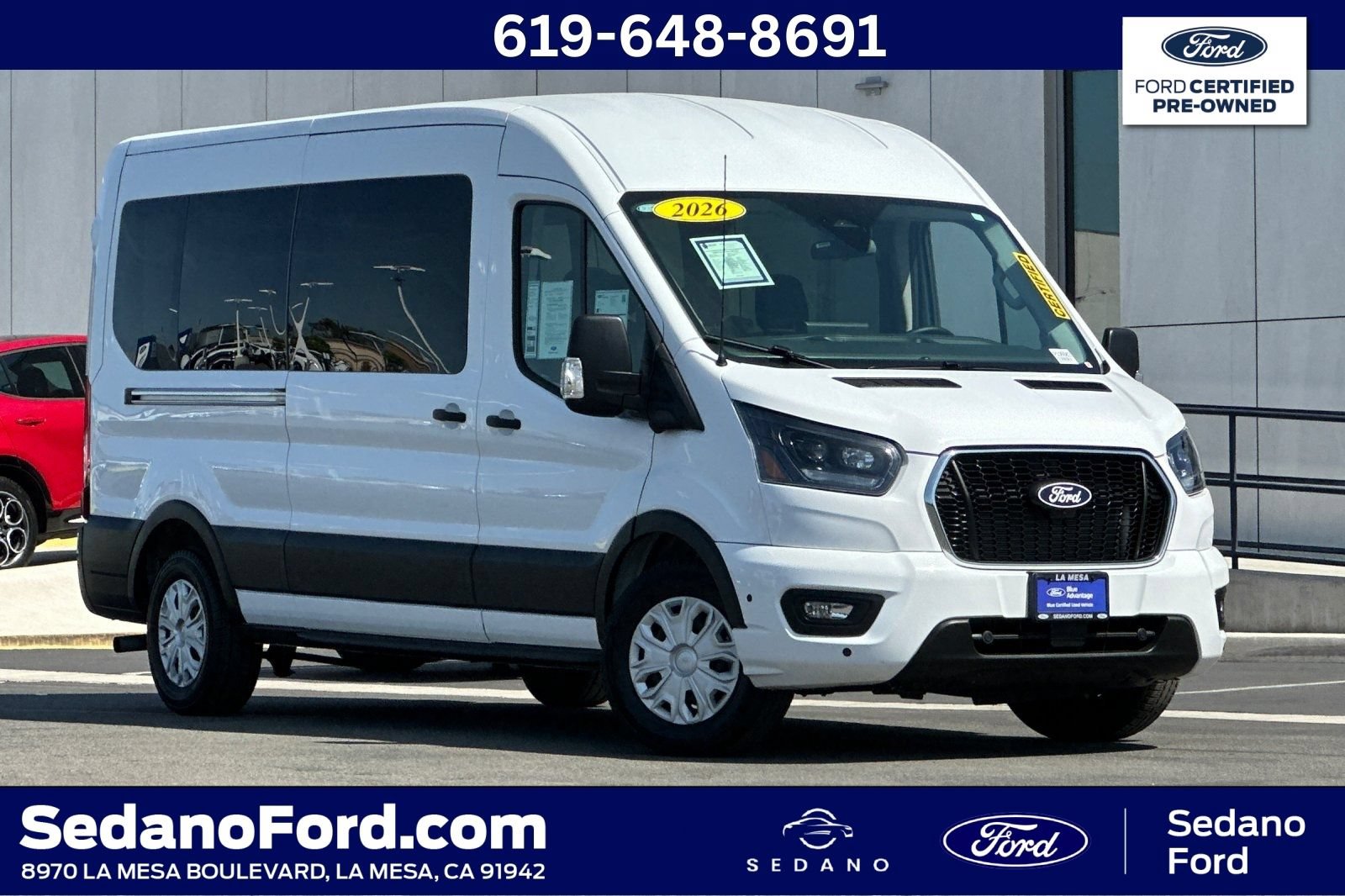 Certified 2026 Ford Transit 350 XLT