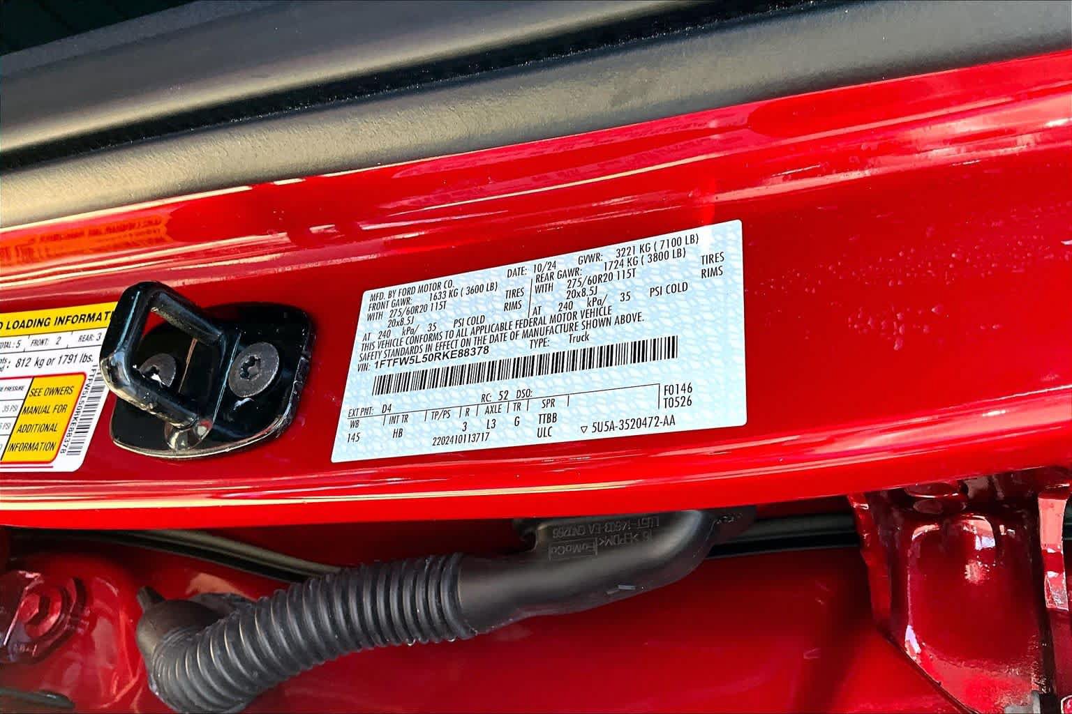 Certified 2024 Ford F150 Lariat w/ FX4 Off-Road Package AWD/4WD image 34