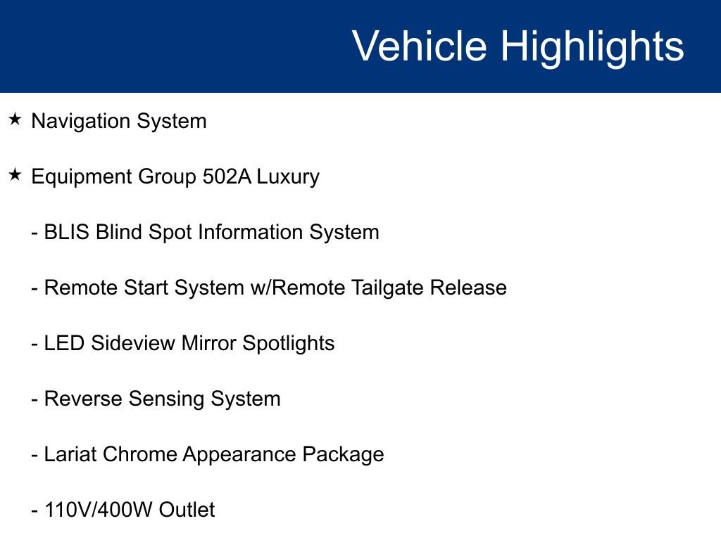 Certified 2019 Ford F150 Lariat w/ Equipment Group 502A Luxury image 20