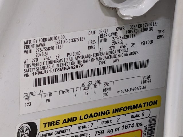Certified 2021 Ford Expedition XLT AWD/4WD image 28