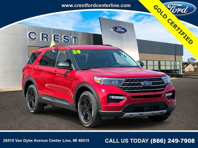 Certified 2024 Ford Explorer XLT w/ Equipment Group 202A image 1